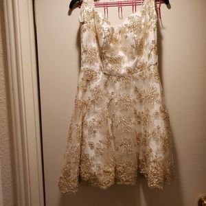 Jr girls tee length dress